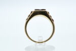 Ring i flerfarget gull med diamant - Bilde 3