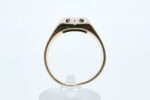 Ring i flerfarget gull med diamant - Bilde 3