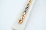 (274) 14K flerfarget collier, BNH lengde 41.5cm (138.9gr) - Bilde 2