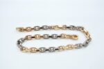 (274) 14K flerfarget collier, BNH lengde 41.5cm (138.9gr) - Bilde 3